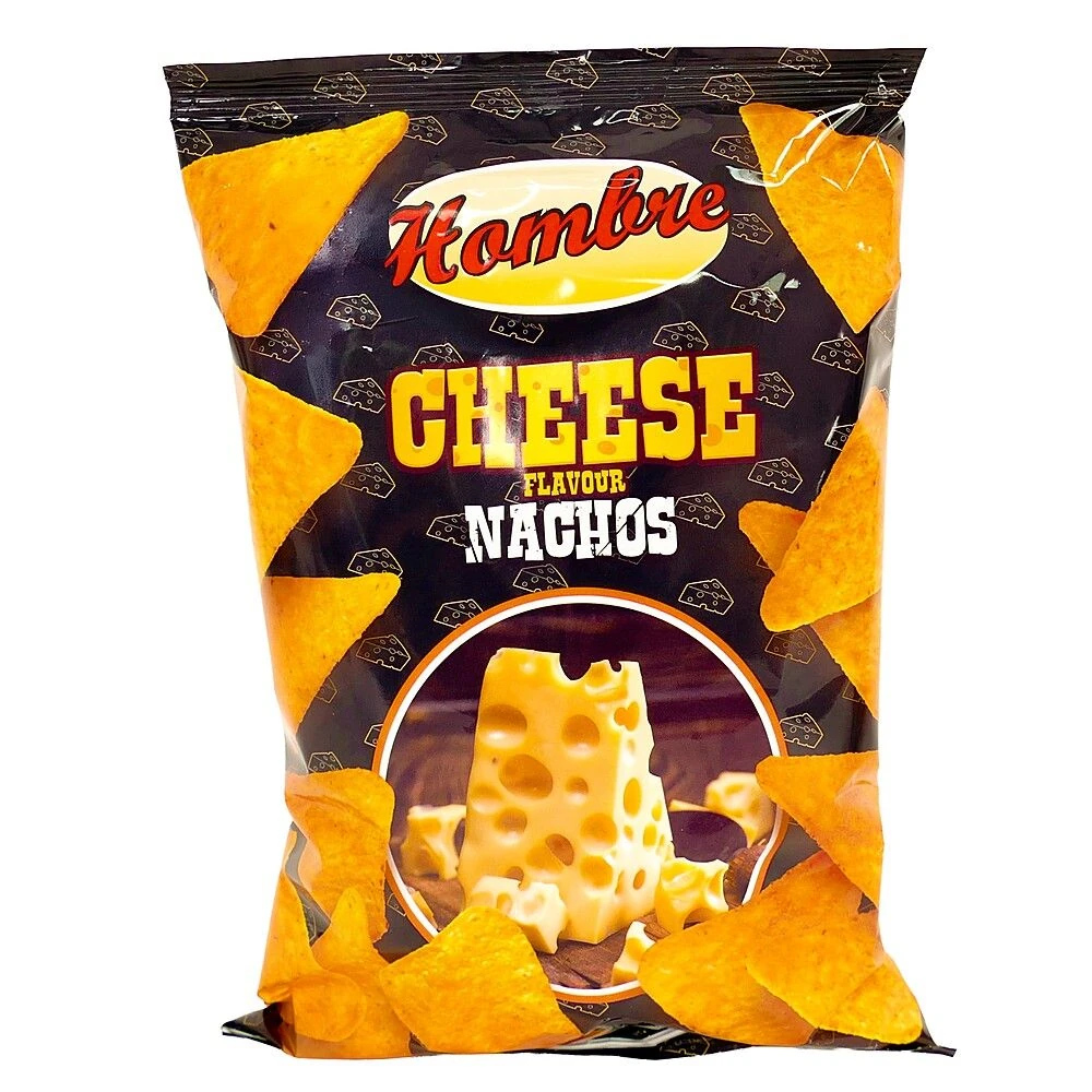 Hombre Nachos Cheese Hombre Nachos Cheese 125 g – Maischips mit Käsegeschmack