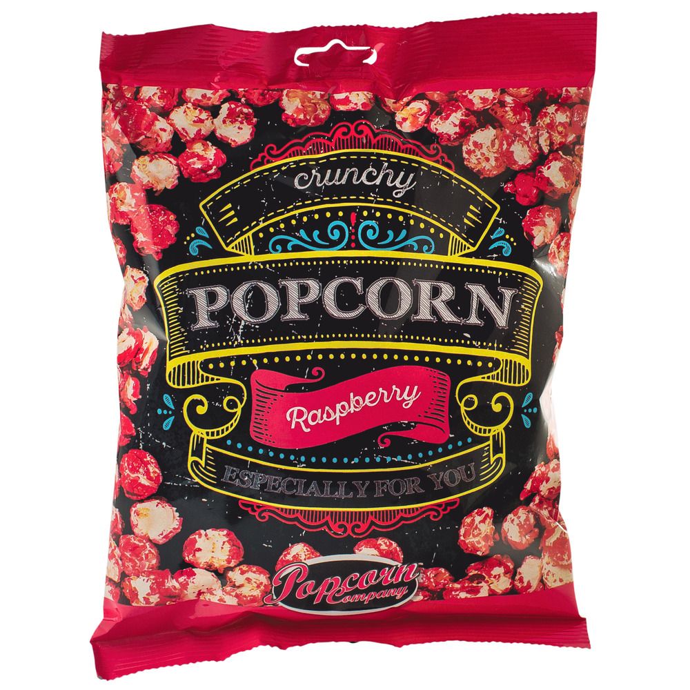 Crunchy Rasperry Popcorn