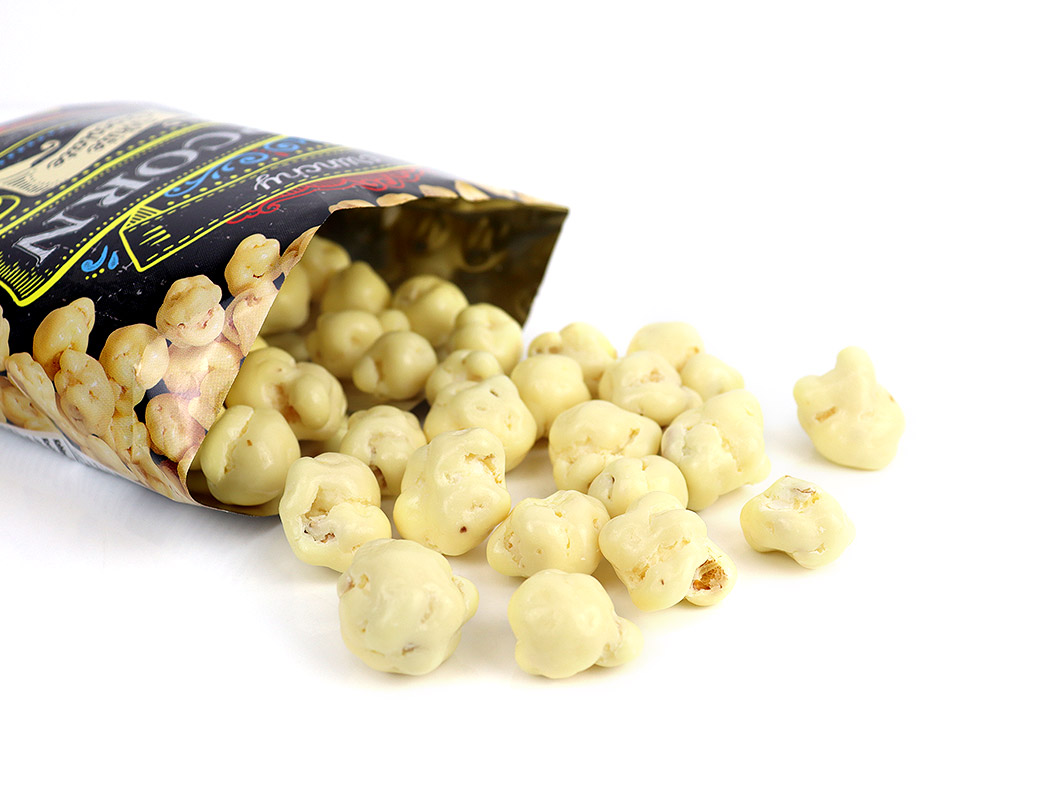 popcorn-whitechoclate-2 Crunchy Choco Popcorn Weiße Schokolade