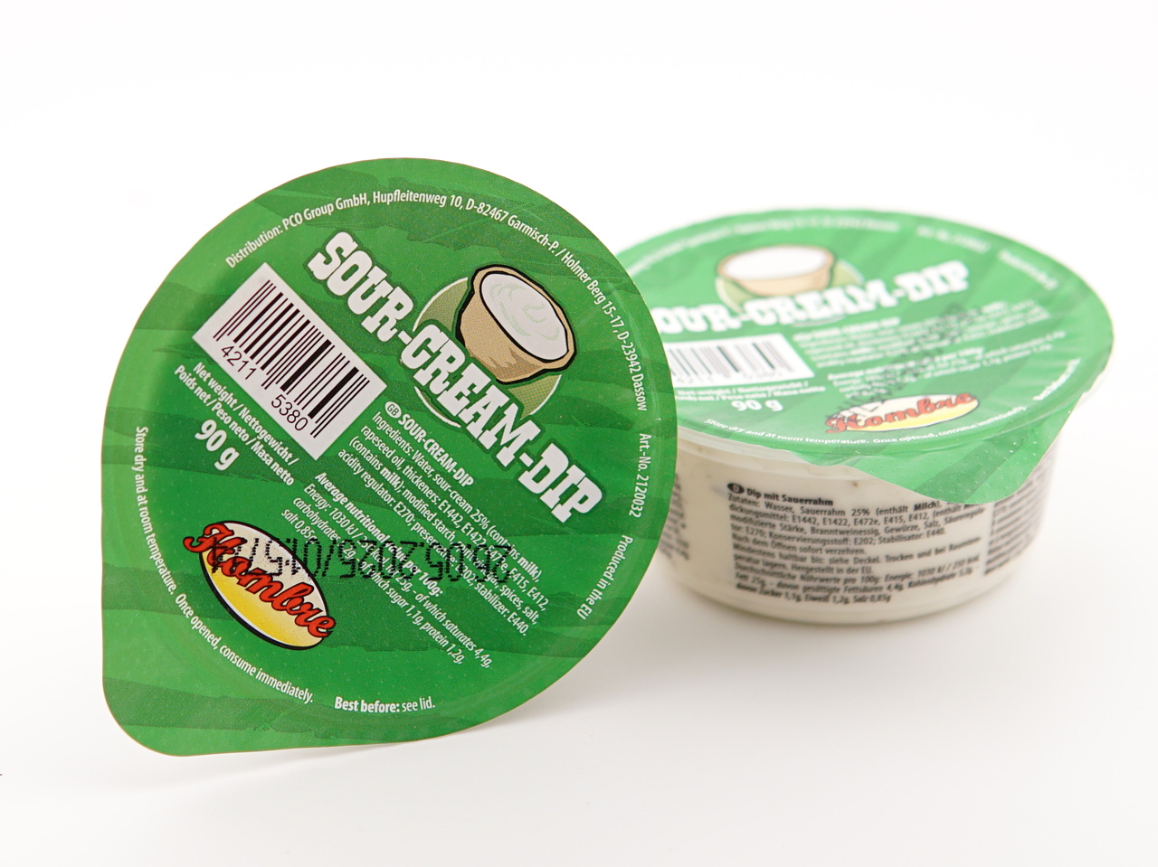 Hombre Sour Cream Dip Hombre Sour Cream Dip 90 g – cremiger Dip mit Sauerrahm