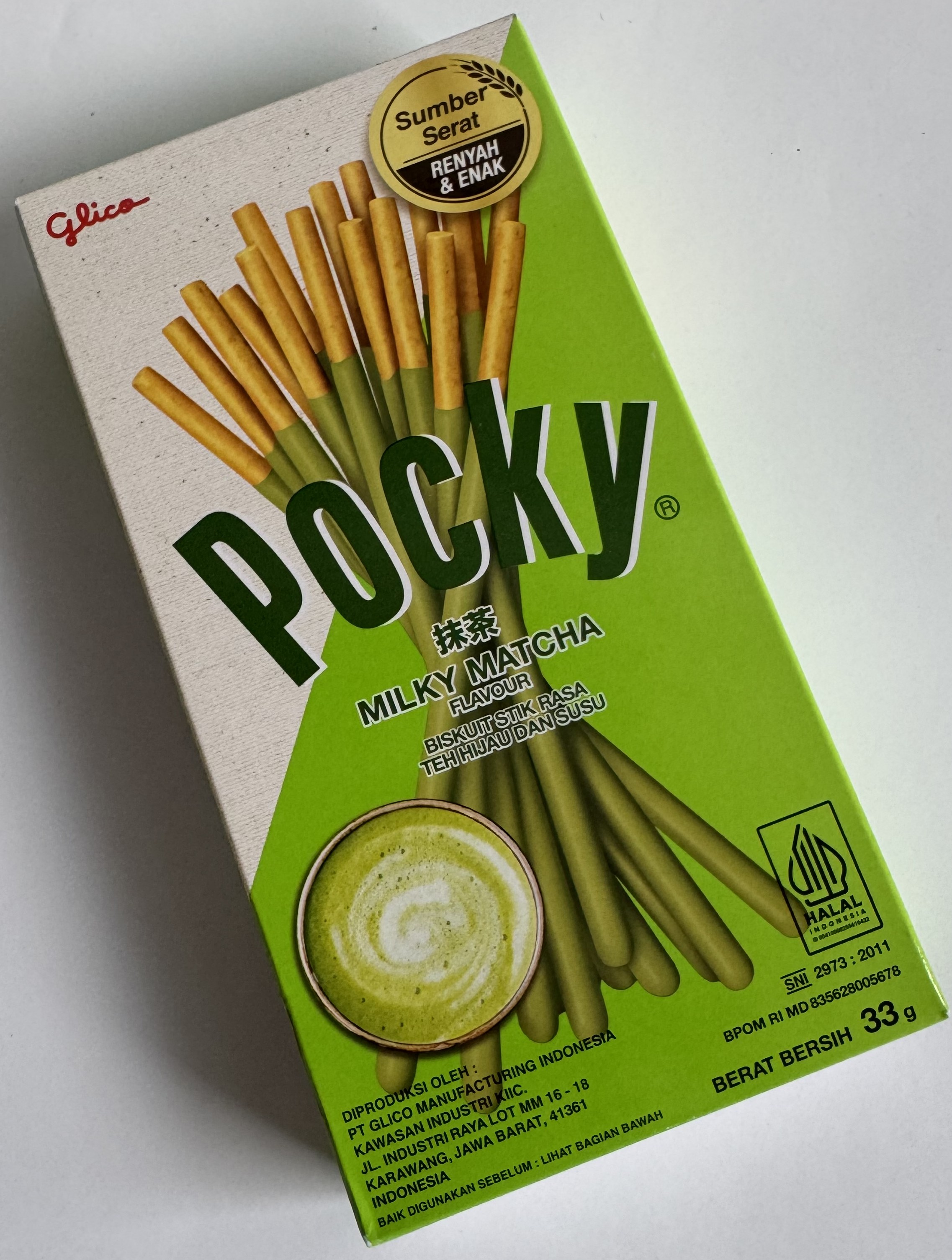 Pocky - Milky Matcha / Grüntee
