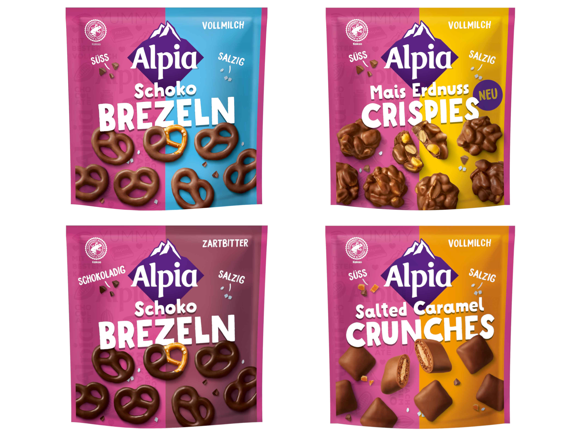 Alpia Probierpaket Schoko-Snacks (4er) Alpia Probierpaket Schoko-Snacks (4er)