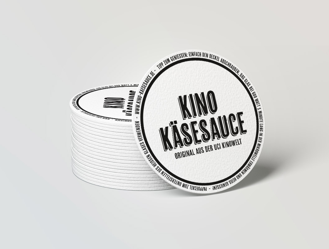 Bierdeckel-auf-weiss-7959 Käsesaucen-Untersetzer