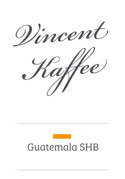 Vincent Kaffee - Guatemala SHB