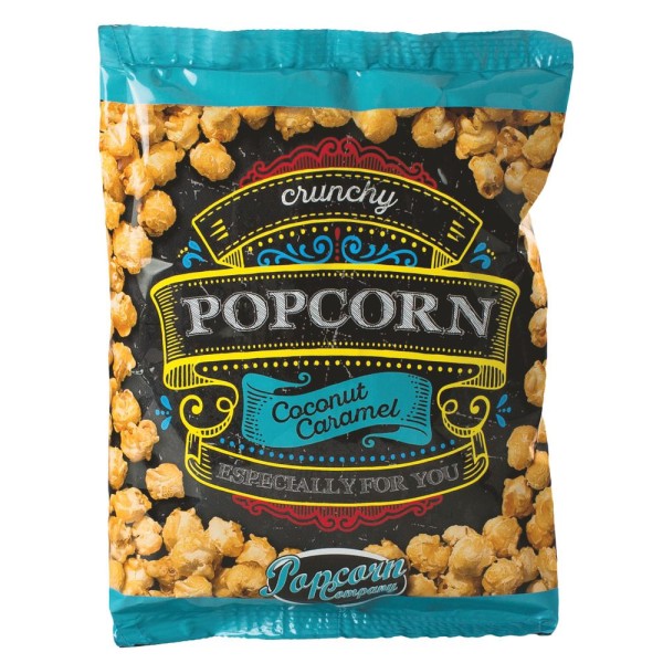 Crunchy Coconut Caramel Popcorn